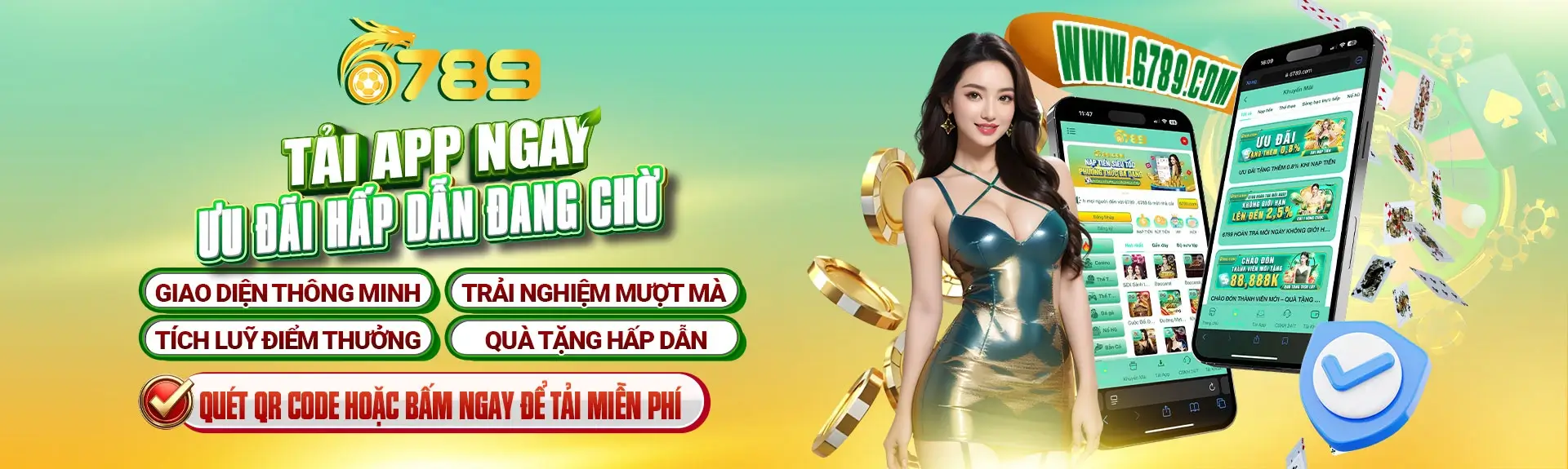 Banner bắn cá và ứng dụng di động 6789